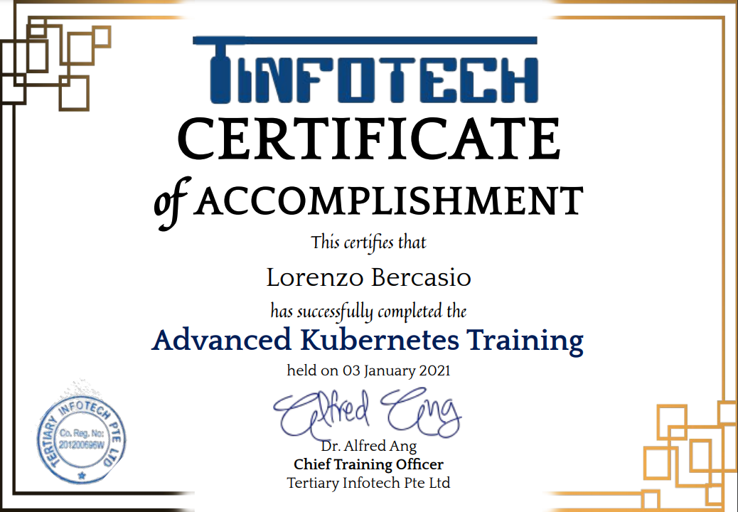 Advanced Kubernetes Training