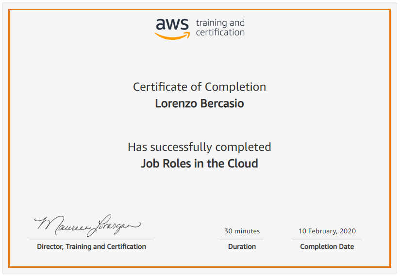 AWS Job Roles in the Cloud