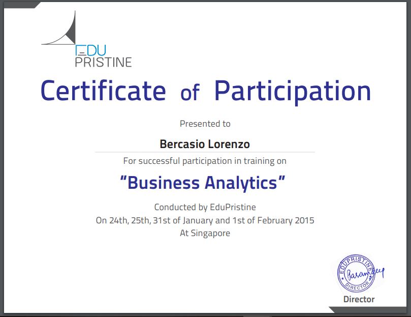 Business Analytics