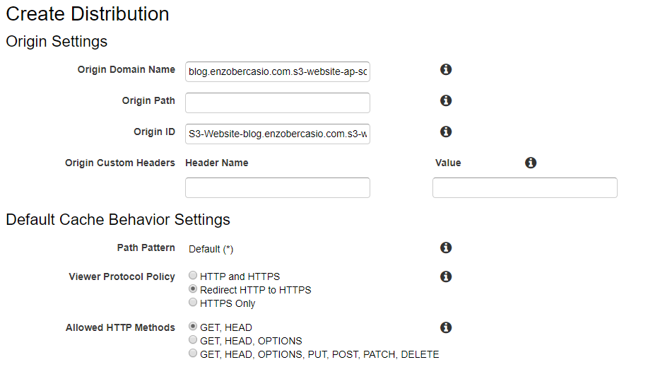 Hosting Static Site in AWS